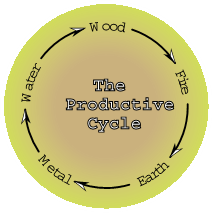 The 5 Elements Productive Cycle